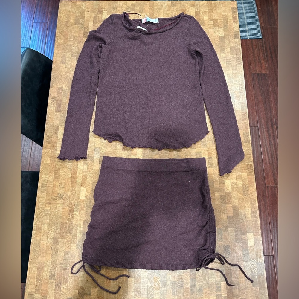 Free People Skirt Set Brown Size Small